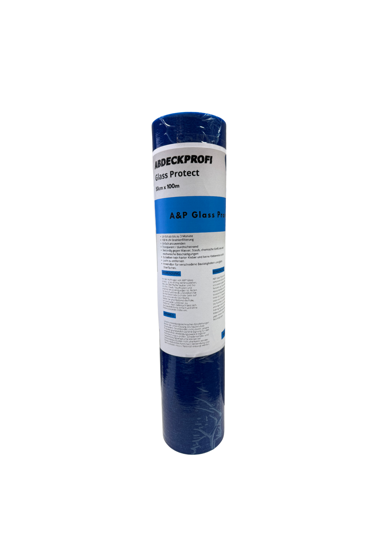 A&P Glass Protect Fensterschutzfolie 0,50cm x 100m – 50m²