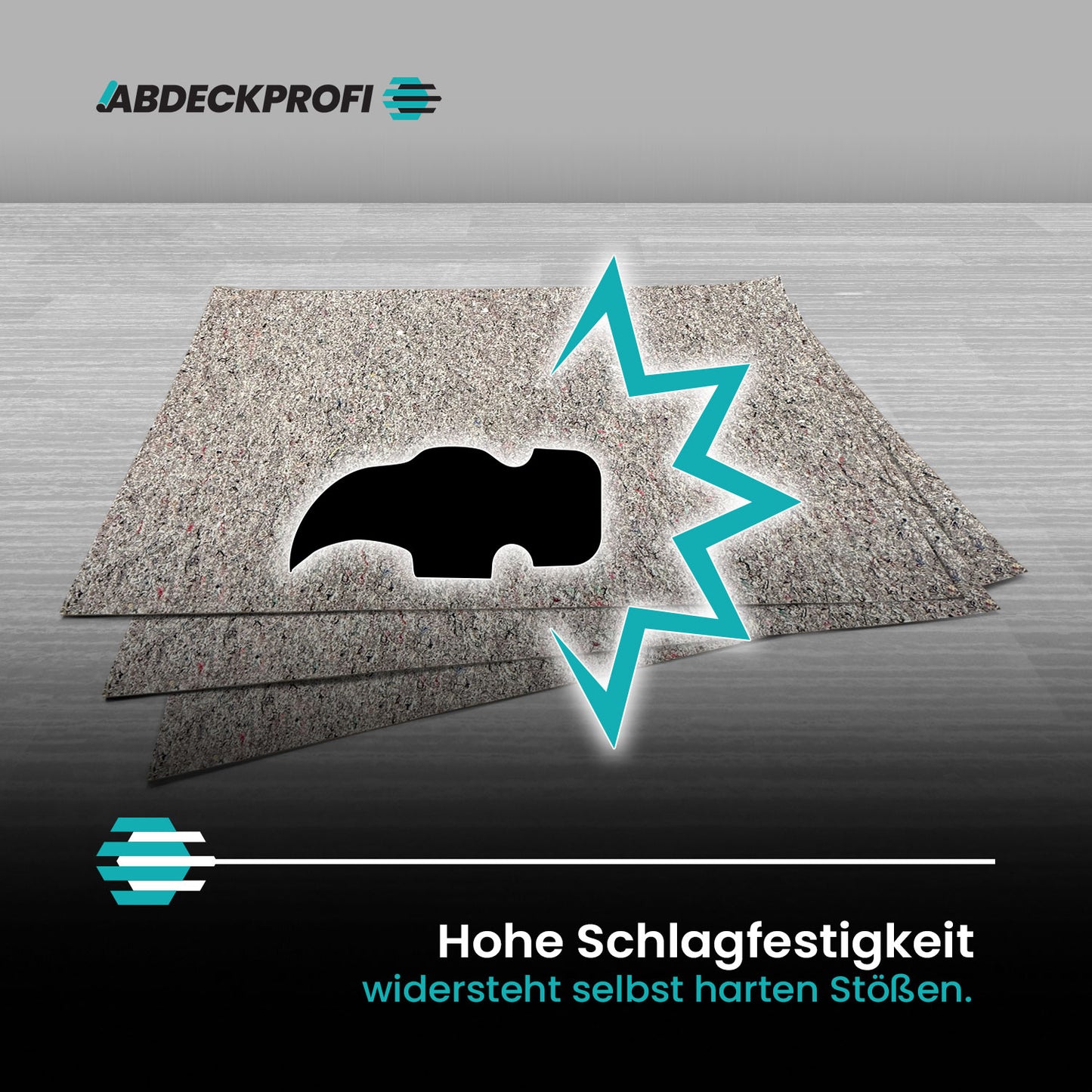 A&P HAMMERHART Malervlies  Hammerfest Extra 5 Stück (4,8qm) 1200 g/m² 120x80 cm