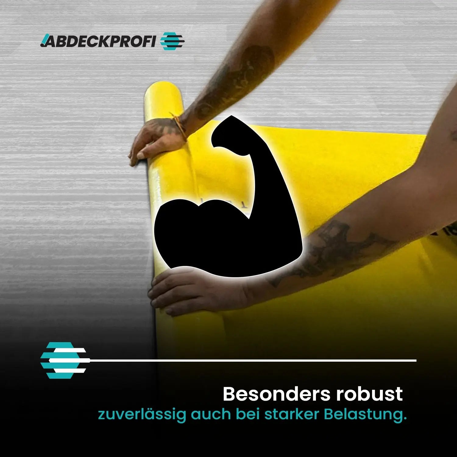 ABSORBI PRO TEVESI® 1x20m – 150 g/m² Palettenabnahme Abdeckprofi