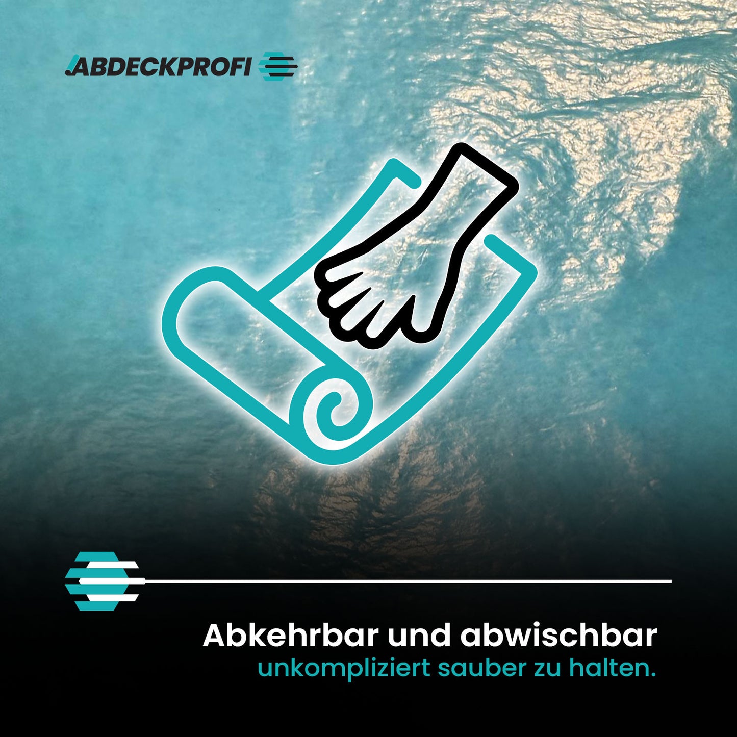 Abdeckvlies selbstklebend Leicht Atmungsaktiv ca.70g/m²24h – 160g/m²
