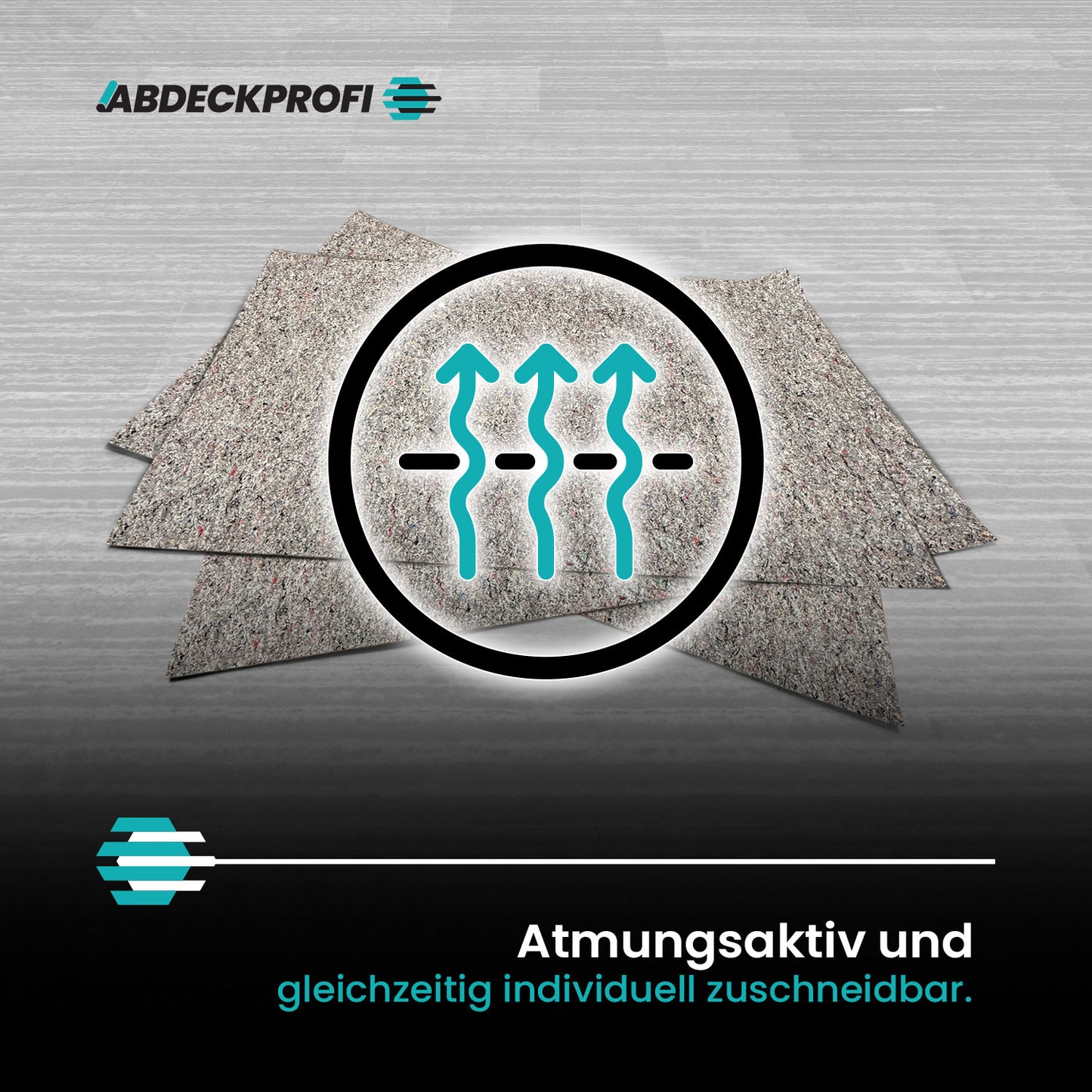 A&P HAMMERHART Malervlies  Hammerfest Extra 5 Stück (4,8qm) 1200 g/m² 120x80 cm