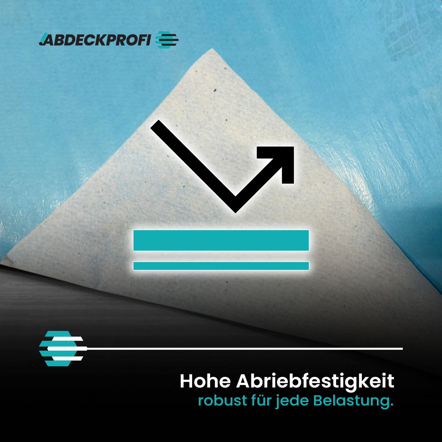 Abdeckvlies selbstklebend Leicht Atmungsaktiv ca.70g/m²24h – 160g/m²