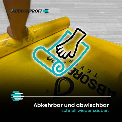 ABSORBI PRO TEVESI® 1x20m – 150 g/m² Palettenabnahme Abdeckprofi