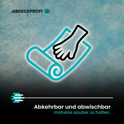 FIRMENLOGO Abdeckvlies selbstklebend -  Atmungsaktiv - Dampfoffen ca.1200g/m²24h – 180g/m²  ab 1 Palettenabnahme