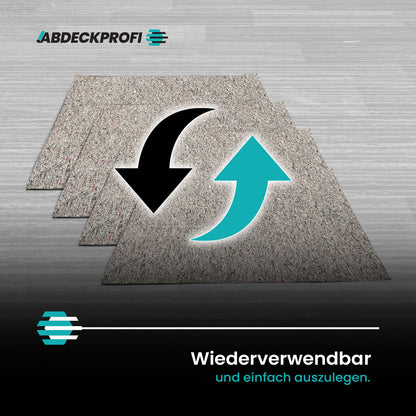 A&P HAMMERHART Malervlies  Hammerfest Extra 5 Stück (4,8qm) 1200 g/m² 120x80 cm