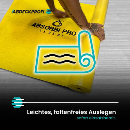 ABSORBI PRO TEVESI® 1x20m – 150 g/m² Palettenabnahme Abdeckprofi