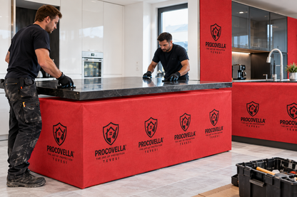 PROCOVELLA® – Multifunktionales Schutzvlies mit selbsthaftendem Klebeband Abdeckprofi