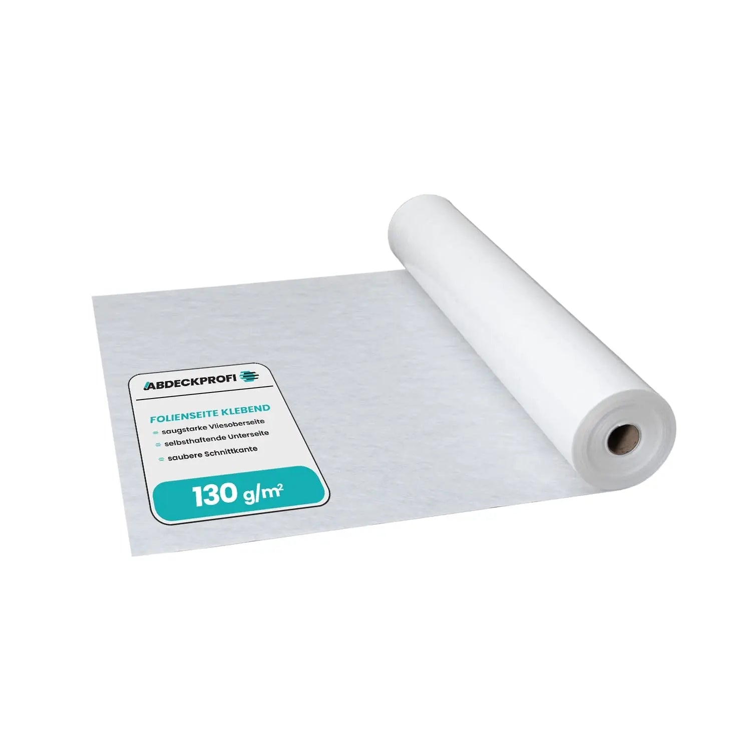 Abdeckvlies Folienseite klebend – 130 g/m² Abdeckprofi