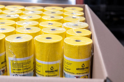 ABSORBI PRO TEVESI® 1x20m – 150 g/m² Palettenabnahme Abdeckprofi