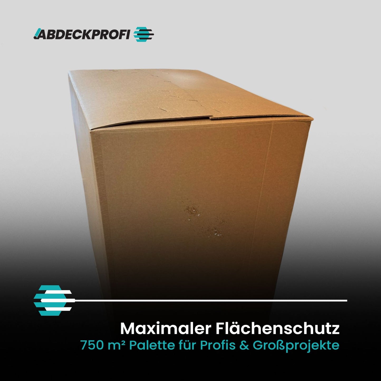(SONDERPOSTEN B-Ware) Abdeckvlies Selbsthaftend  1 Palette 750 qm