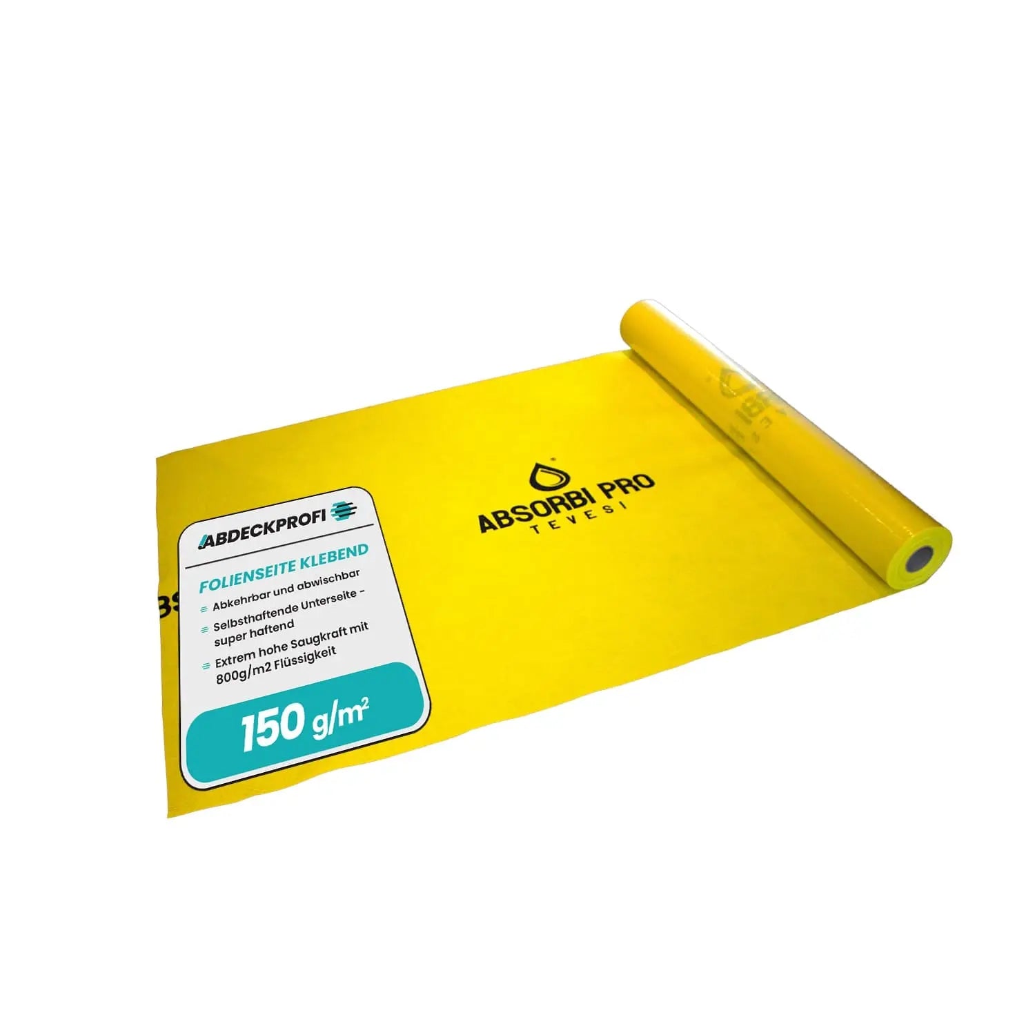 ABSORBI PRO TEVESI® 1x20m – 150 g/m² Palettenabnahme Abdeckprofi