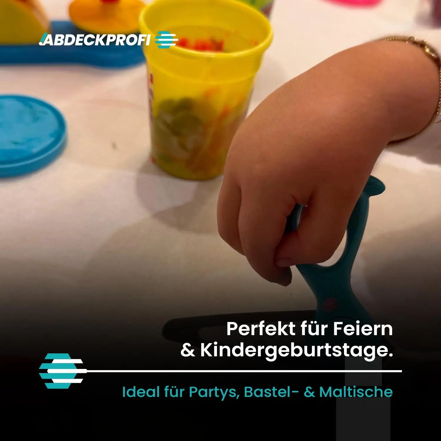 Tischschutz Decke Pro Selbstklebende Abdeckprofi