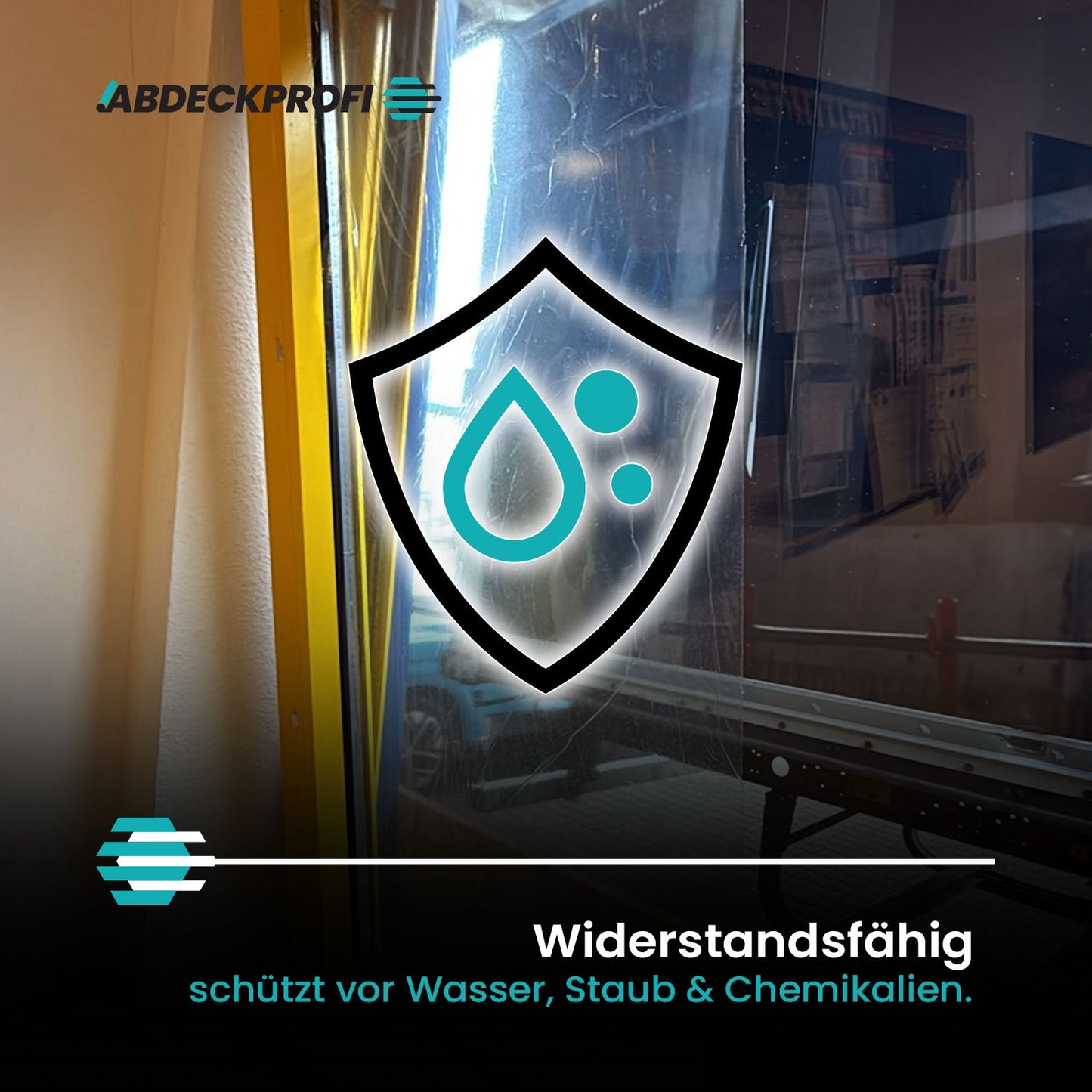 A&P Glass Protect Selbstklebende Schutzfolie Blau 0,50cm x 100m – 50m²