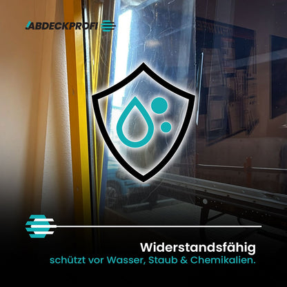 A&P Glass Protect Selbstklebende Schutzfolie Blau 0,50cm x 100m – 50m²